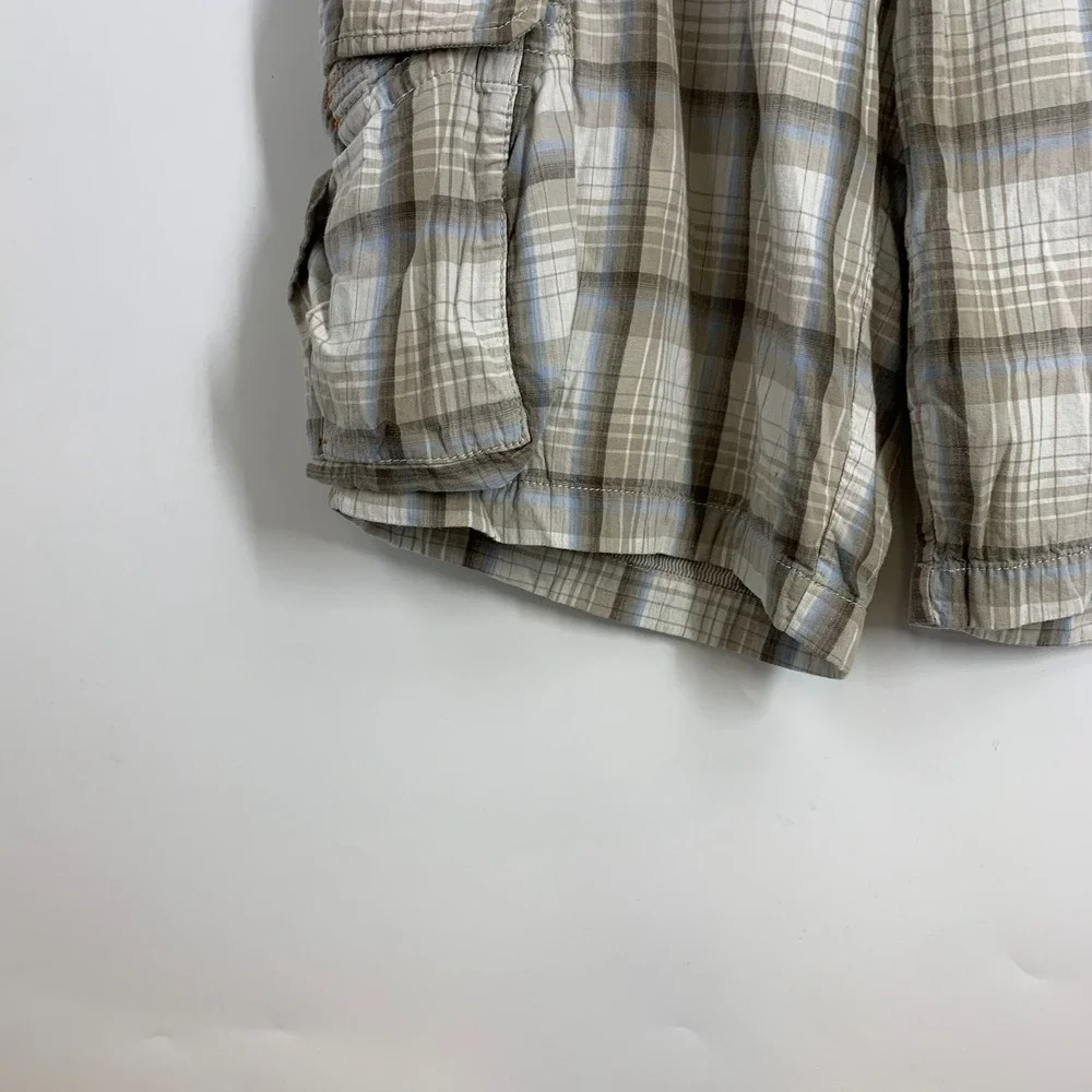 Tommy Bahama Men's Plaid Cargo Shorts Casual‎ Outdoor Summer Size 34